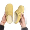 Mules estilo Birkenstock de punta cerrada para mujer, nuevo modelo de primavera 2026, zapatos planos perezosos sin cordones de suela blanda