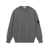 Suéter Pulóver Casual de Punto de Alta Calidad Versión Correcta Cuello Redondo Piedra Piedra Transfronteriza 25F Otoño e Invierno