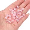 Cuentas redondas trituradas de jade de vidrio de 8 mm, cuentas de palomitas de maíz con grietas de hielo, hechas a mano, joyería DIY, pulsera, collar, bolso, colgante, accesorios