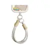 Cordón para Teléfono Móvil, Funda de Teléfono Popular, Colgante de Estilo Nuevo, Correa de Muñeca Tejida Multifuncional de Color Sólido Portátil, Antirrobo, Versiones Larga y Corta