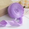 Fita plissada folha de lótus 2,5 cm DIY feito à mão flor de bolo embalagem fio rabo de peixe linho borda ondulada acessórios decorativos