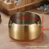 Sureste Asiático grueso anti-caída metal acero inoxidable cenicero ins alta gama tacto regalo cenicero venta al por mayor imprimir logo