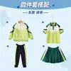 Uniformes para Ensino Fundamental e Médio, Conjuntos de Três Peças para Primavera e Outono, Uniformes de Classe para o Primeiro Ano, Jogos Esportivos de Primavera, Conjuntos de Quatro Peças para Jardim de Infância, Uniformes para Jardim de Infância