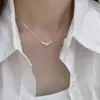Colar de Prata de Lei S925 Borboleta Pérola de Água Doce Feminino Primavera e Verão Pingente de Luxo Leve de Alta Qualidade Corrente Clavicular Versátil