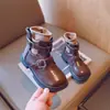 Zapatos Infantiles 2026 Primavera y Otoño Estilo Nuevo Zapatos de Cuero para Niñas Estilo Británico Retro Botines Botas de Cuero para Niñas Dulces Geniales Botas tipo Martin