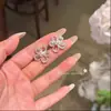 Pendientes de Perla de Plata S925 para Mujer, Lujo Ligero, Gama Alta, Nicho, Populares, Versátiles, Joyería de Oreja Única y Hermosa, Pendientes