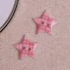 Botões de Estrela de Cinco Pontas Xadrez Frescos e Fofos com Dois Furos para Corrente de Celular DIY Botões de Roupa Acessórios de Cabelo Acessórios de Aplicação