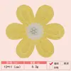 Gancho de Mão Imitação Cor Macaron Toalha Imitação Caxemira Flor Bordada Tecido Patch Roupas Femininas Roupas Infantis Patch Decorativo Patch