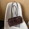 Bolsa de Hombro Minimalista Mate de Gran Capacidad Otoño Invierno Nueva Coreana Retro Nicho Elegante Bolso Tote de Hombro Único para Mujer