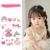 Hermoso Corazón Princesa Tatuaje de Pegatina de Brillo Colorido Fácil de Limpiar Brazo Pecho Lindo e Interesante Pegatina Decorativa Personalizada