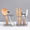 Soporte para Palillos de Cocina Doméstico de Acero Inoxidable Cesta para Palillos Caja para Guardar Palillos Colgante Escurridor Jaula para Palillos Estante para Palillos Estante de Almacenamiento