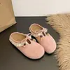 Zapatos Birkenstock de encaje a la moda que combinan bien con faldas, nuevo estilo de verano 2026, de suela gruesa, que aumentan la altura, sin cordones, mules de punta cerrada