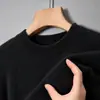 Suéter Masculino Jiaxing Puyuan Gola Alta Meia Outono/Inverno Casual Camada Base Tricô Roupas de Fio Masculinas Dropshipping