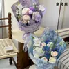 Papel de Embalaje Floral con Patrones Florales en Relieve, Papel Kraft Engrosado para Envolver Flores, Papel para Envolver Ramo de Rosas