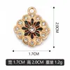 Lote Misto de Pingentes Individuais Florais Transfronteiriços, Pulseiras, Colares, Pingentes Cravejados com Diamantes e Acessórios para Joias DIY Direto do Fabricante