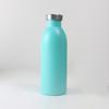 Amazon Nuevo Personalizado Acero Inoxidable Botella de Agua Deportiva Creativa Cuerpo Recto Doble Capa Botella de Leche Moda Termo de Vacío
