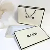 Paquete de Bufanda de Seda de Moda Caja de Regalo Bolsa de Regalo Bolsa de Compras Ropa Recuerdo de Boda Bolsa de Regalo de Agradecimiento con Impresión de Logo