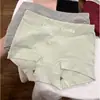 Cueca Boxer Colorida Estilo Esportivo Algodão Puro Sem Marcação Feminina com Forro Bacteriostático de Grafeno Cintura Média Calça Boxer para Meninas
