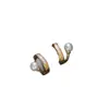 Estilo Diário Brincos de Pérola Coreanos Brincos de Metal Elegantes Versáteis Simples Pequenos Luxo Leve Mosquiteiro Prendedores de Orelha