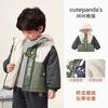 Casaco de Algodão Bebê Panda Kaka, Roupas de Algodão para Meninas, Jaqueta de Lã para Meninos, Roupas de Inverno, Roupas de Exterior para Bebês e Crianças de Outono e Inverno
