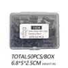 50 Peças de Anéis de Lixar para Polimento de Unhas, Especializados para Remover Esmalte, Núcleo Mini de Aço Inoxidável, Alta Resistência e Resistente ao Desgaste