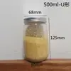 Bote para Almacenamiento de Granos de Celebridad de Internet Cuadrado de Grado Alimenticio Cocina Clasificación Bote para Almacenamiento de Especias y Condimentos Botella de Plástico para Condimentos