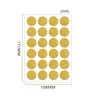 Etiquetas Pontilhadas com Glitter Amazon Etiquetas em Branco Etiquetas de Selagem Adesivos Coloridos Adesivos de Classificação Redondos Transfronteiriços
