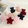 Peluche Estrella de Cinco Puntas Ropa Flor Tela Accesorios DIY Jeans Suéter Pegatina Material Pasador Accesorios para el Cabello de Niños