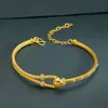 Anillo de Herradura de Primavera Dorada para Mujer Anillo Nuevo para Mujer Oro de Imitación 24K Oro 5G Delgado Collar Pulsera para Novia