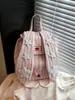 Mochila Feminina com Acabamento de Alto Padrão, Estilo College de Nicho, Design Charmoso de Orelha de Coelho, Bolsa Versátil Doce para o Dia a Dia da Mulher