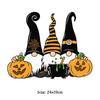 Venta caliente 3 viejitos Halloween calabaza papel de transferencia térmica Suministro comercio exterior abrigo suéter impresión por transferencia térmica pegatinas hot stamping