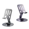 Soporte de Teléfono Metálico para Escritorio 2025 Nuevo Modelo Universal Plegable Portátil Giratorio 360 Grados Altura Ajustable