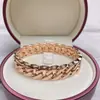 Pulsera Hueca Al Por Mayor Trenzado Fino Galvanizado Simple Moda Aleación Gama Alta Comercio Exterior Pulsera de Mujer Fabricante Fuente