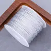 Balde pequeno A-line Acessórios de joias DIY, pulseira de cordão trançado colorido feita à mão, material de cordão semiacabado para tecelagem de nó chinês