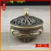 Venta al por mayor de fábrica Quemador de incienso de tres patas con diseño de nube Kirin, Pixiu, Elefante auspicioso, Quemador para atraer la riqueza, Quemador Feng Shui, Adornos decorativos, Artesanías