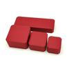 Dafu con caja de joyería roja collar caja de anillo octogonal pulsera caja de embalaje de joyería logo