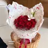 Papel de Envoltura para Ramo de Flores de Papel con Flor de Nube Estampada en Tinta Shangjin Papel de Envoltura Impermeable con Estampado de Flores Creativo Tienda de Flores para Manualidades al por Mayor