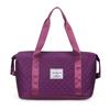 Bolsa de Viagem Fashion 2025 Novo Estilo Simples Separação Seca e Úmida Pode Ser Fixada no Carrinho Bolsa Fitness Grande Capacidade Bolsa de Armazenamento Expansível
