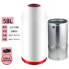 Bote de Basura de Gran Capacidad para Restaurantes Comerciales, Cafeterías y Tiendas de Té con Leche, Pastelerías de Postres, Balas de Acero Inoxidable, Personalización para Exteriores