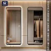 Especializado para comercio exterior transfronterizo, espejo inteligente para vestidor de hotel, espejo de cuerpo entero simple para dormitorio, espejo de tocador, espejo de entrada, montado en la pared