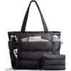 Nuevo Bolso de Mano Acolchado de Moda para Mujer Transfronterizo de Amazon Bolso Tote Multicompartimento Bolso para Mamá Gran Capacidad Hecho a Medida