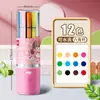 Deli Hm654 Bolígrafos de Acuarela para Jardín de Infancia 12 Colores Lavables 36 Específicos para Arte Infantil 24 Colores/48 Marcadores para Dibujar