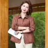 Jaqueta da Moda de Outono para Mães Baixinhas 2025 Novos Tops Estilosos para Mulheres de Meia-Idade e Idosas Jaqueta de Moda Primavera e Outono Casaco Trench