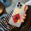 Buena Suerte y Prosperidad Adecuado para iPhone 17, Funda para Teléfono Estilo Chino Manzana 16 Pro Max, 15 Plus Cobertura Completa, 14 Texto, 13