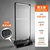 Caixa de Luz com Peso à Prova de Vento Outdoor Painel LED Tecido de Filme Macio Placa de Exibição Iluminada Suporte Vertical Móvel Recarregável Dupla Face