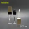 Tubos Transparentes Vacíos para Brillo de Labios al por Mayor 5.5ml Cuadrados de Plástico de Pared Gruesa Tubos Cosméticos para Brillo de Labios