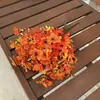 Plantas Artificiales Transfronterizas Decoración de Acción de Gracias Flores Falsas Flores de Seda Hojas de Eucalipto Plantas Decorativas para Exteriores Anti-UV