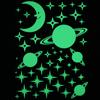 Starry Sky estrela Lua decoração luminosa adesivos de parede quarto sala de estar decoração quarto infantil luminoso DIY adesivos GS0010