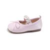 Zapatos de Baile para Niñas 2026 Nuevo Estilo Primavera y Verano Zapatos de Princesa Brillantes con Pedrería Grande Zapatos Planos Lindos con Moño para Niños