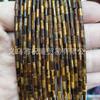 Cuentas de tubo de 4*2 mm, cuentas cilíndricas largas, accesorios para joyería, pulsera DIY, cuentas espaciadoras de tubo recto, productos semiacabados